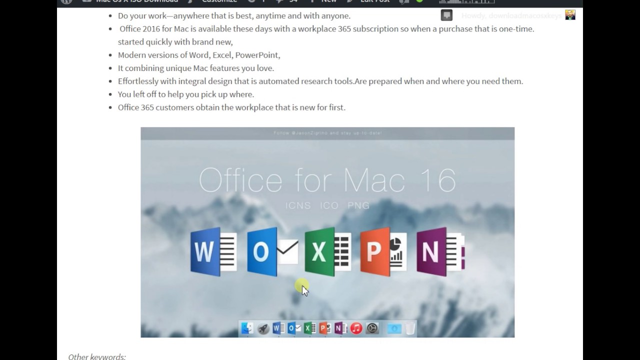 microsoft office 2016 free for mac